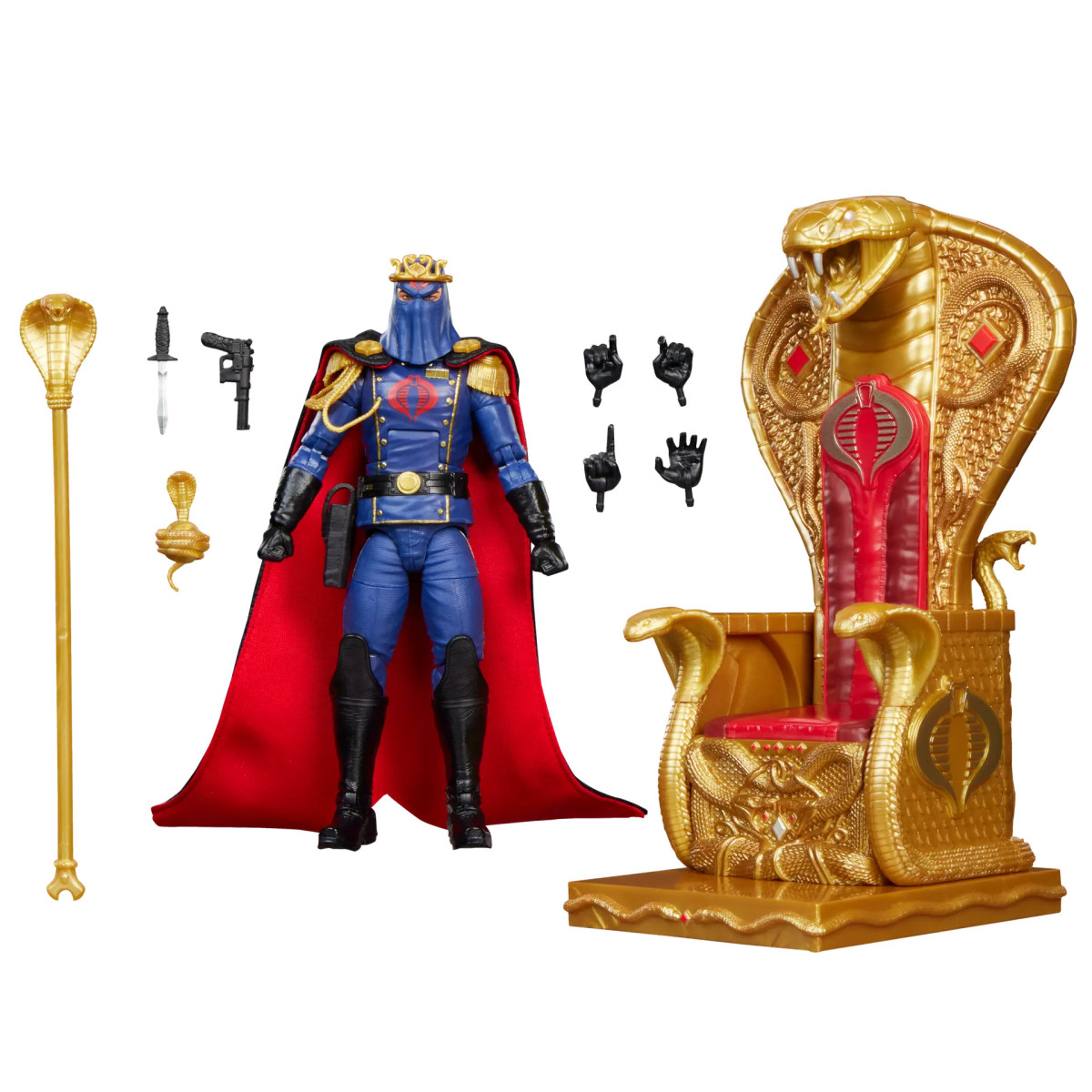 Hasbro G.I.JOE Serie Classified - Sudadera con capucha « » con el conjunto «Throne» Cobra