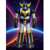 HL Pro - Grendizer Mini Metal Fabbrica Negro y Oro Exclusivo Coleccionista Figurita - Ufo Robot Grendizer