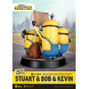 Beast Kingdom Iluminación - Master Craft Stuart, Bob y Kevin - Minions