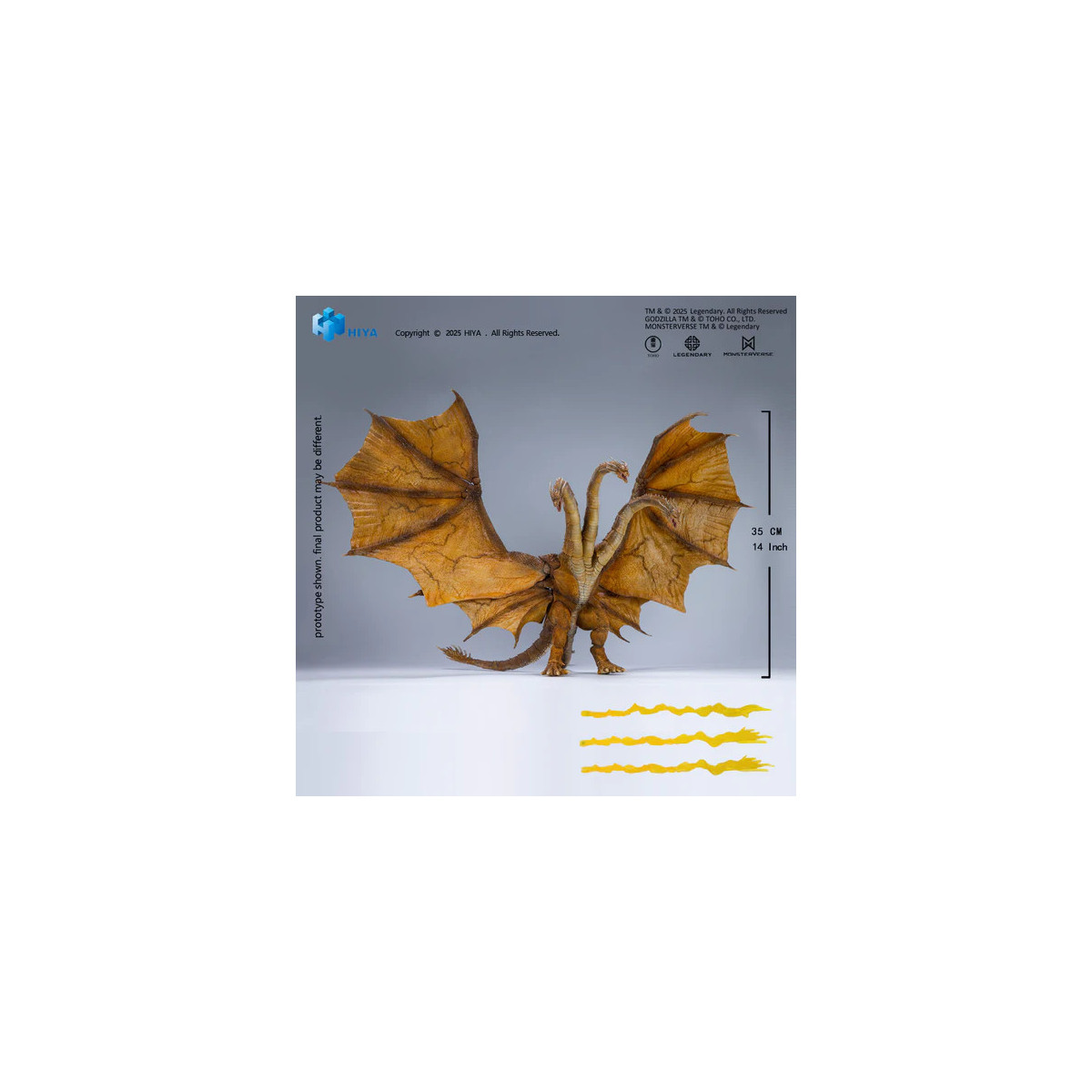 HIYA TOYS - Serie Exquisite Basic 1/12 - King Ghidorah 2.0 - « Godzilla: King of the Monsters» (2019)