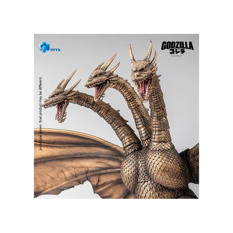 HIYA TOYS - Serie Exquisite Basic 1/12 - Versión «KING GHIDORAH BATTLE DAMAGED» - « Godzilla » contra King Ghidorah (1991)