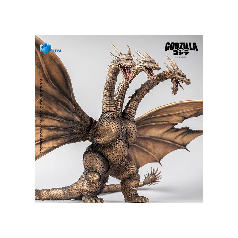 HIYA TOYS - Serie Exquisite Basic 1/12 - Versión «KING GHIDORAH BATTLE DAMAGED» - « Godzilla » contra King Ghidorah (1991)