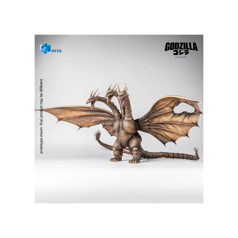 HIYA TOYS - Serie Exquisite Basic 1/12 - Versión «KING GHIDORAH BATTLE DAMAGED» - « Godzilla » contra King Ghidorah (1991)