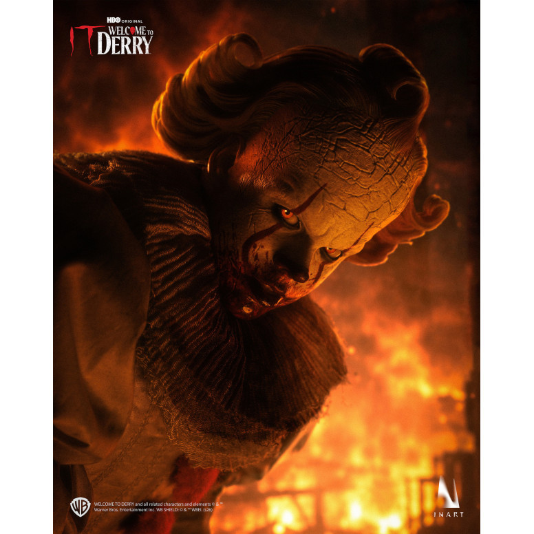 INART - Figura coleccionable de Pennywise a escala 1/6 - IT: Bienvenidos a Derry, temporada 1
