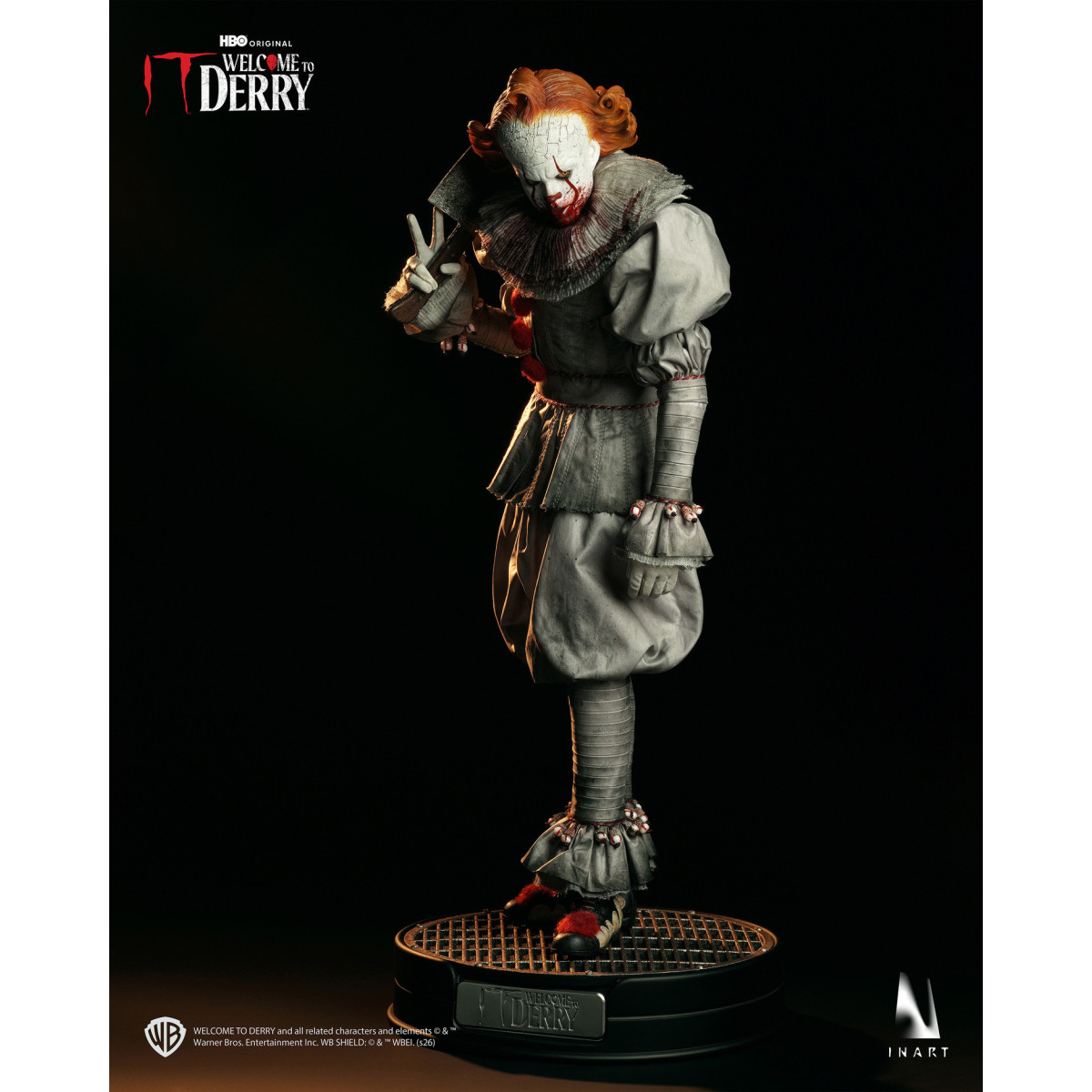 INART - Figura coleccionable de Pennywise a escala 1/6 - IT: Bienvenidos a Derry, temporada 1