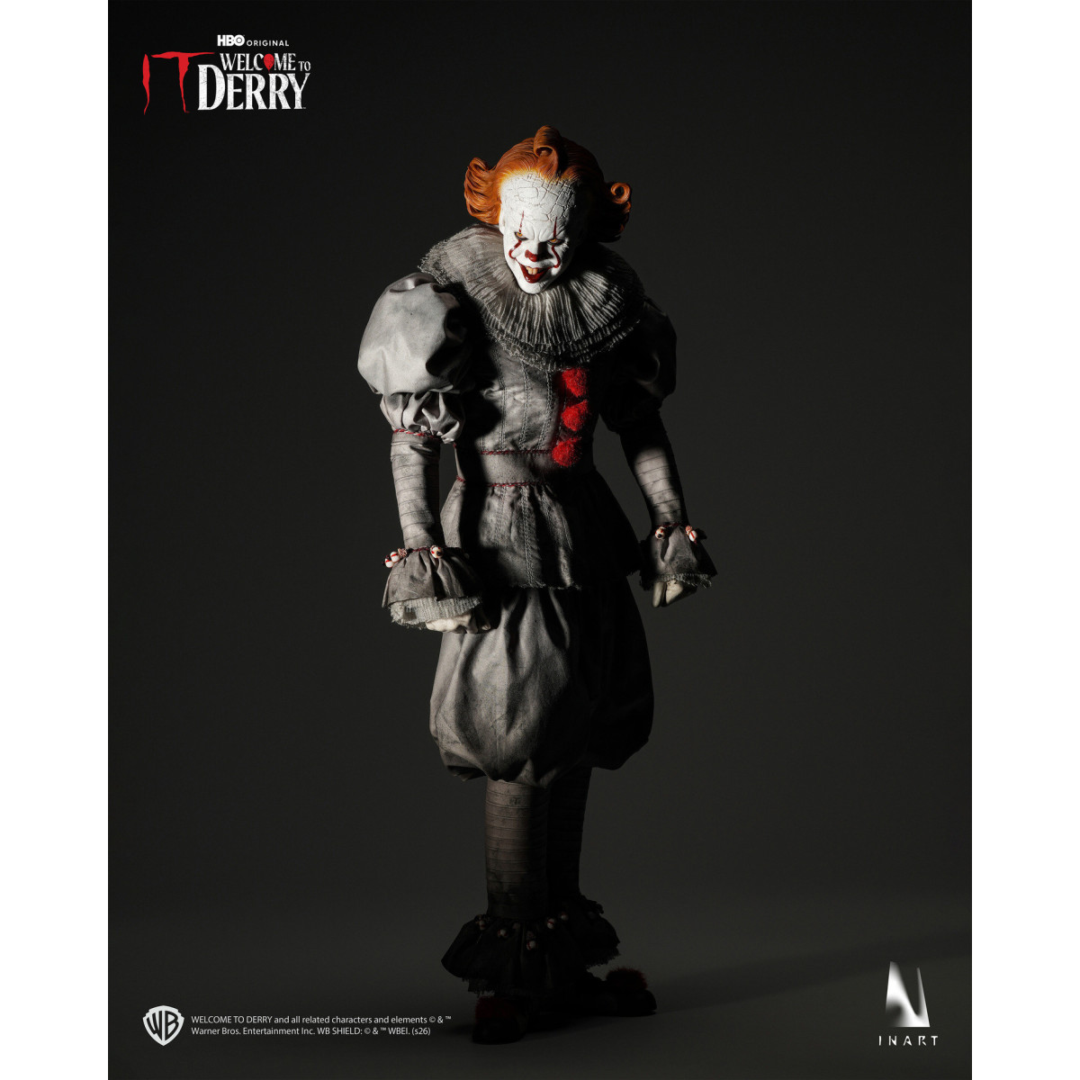 INART - Figura coleccionable de Pennywise a escala 1/6 - IT: Bienvenidos a Derry, temporada 1