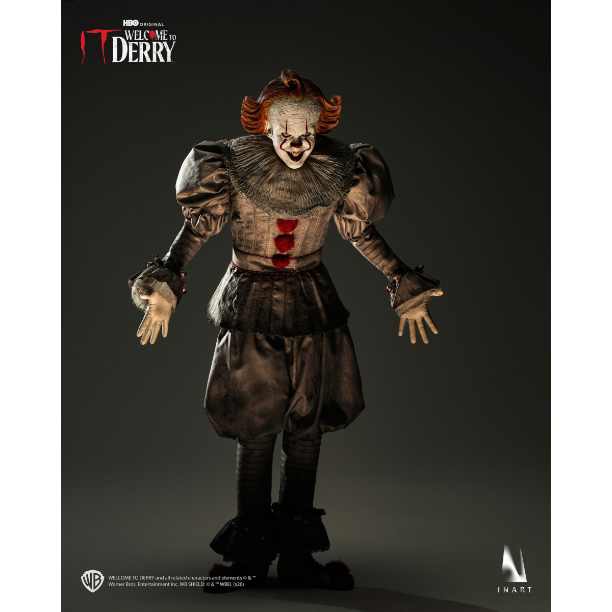 INART - Figura coleccionable de Pennywise a escala 1/6 - IT: Bienvenidos a Derry, temporada 1