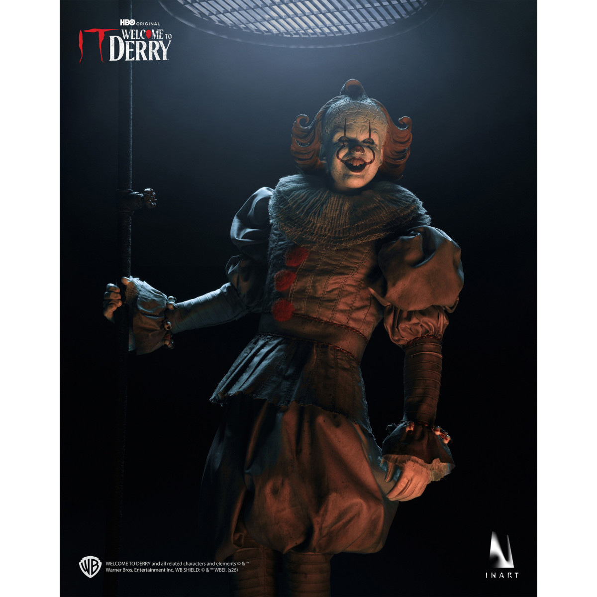 INART - Figura coleccionable de Pennywise a escala 1/6 - IT: Bienvenidos a Derry, temporada 1