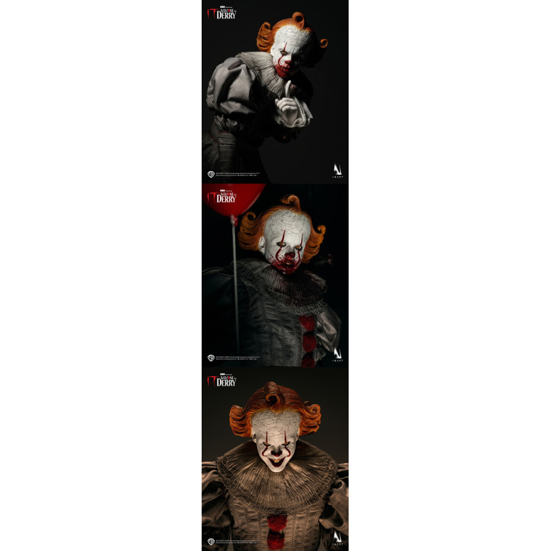 INART - Figura coleccionable de Pennywise a escala 1/6 - IT: Bienvenidos a Derry, temporada 1