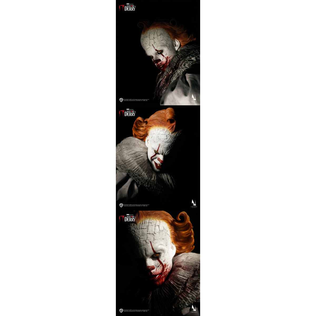 INART - Figura coleccionable de Pennywise a escala 1/6 - IT: Bienvenidos a Derry, temporada 1