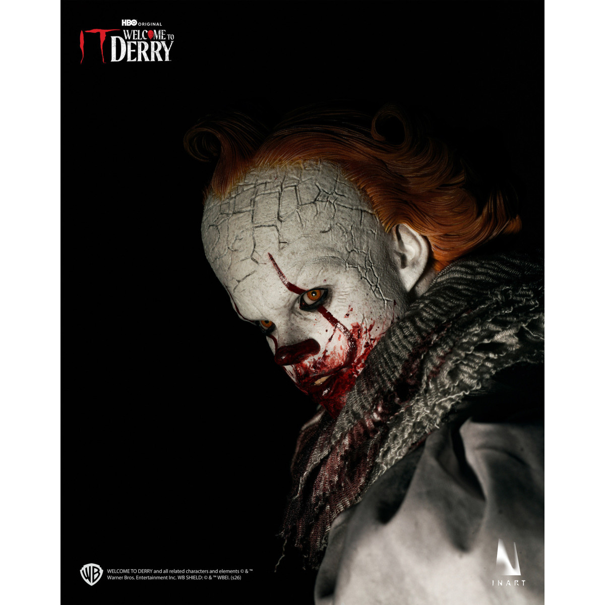 INART - Figura coleccionable de Pennywise a escala 1/6 - IT: Bienvenidos a Derry, temporada 1