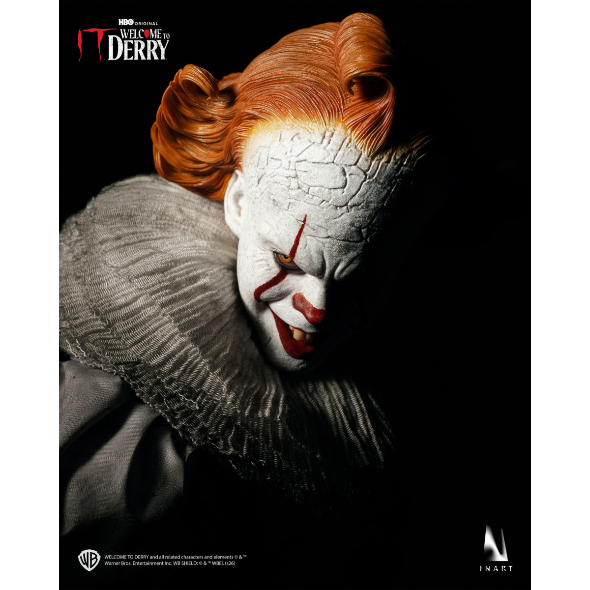INART - Figura coleccionable de Pennywise a escala 1/6 - IT: Bienvenidos a Derry, temporada 1