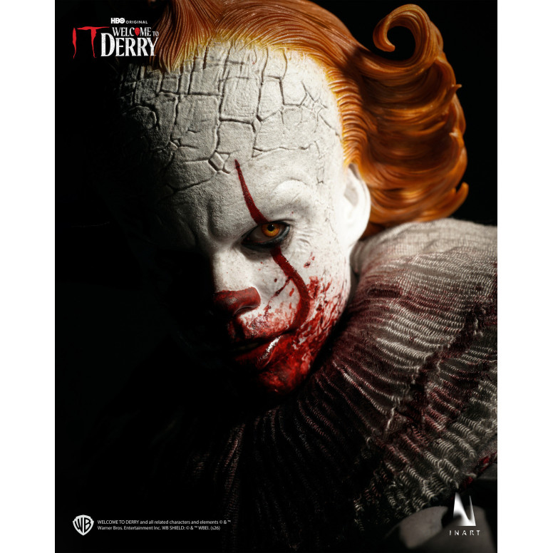 INART - Figura coleccionable de Pennywise a escala 1/6 - IT: Bienvenidos a Derry, temporada 1
