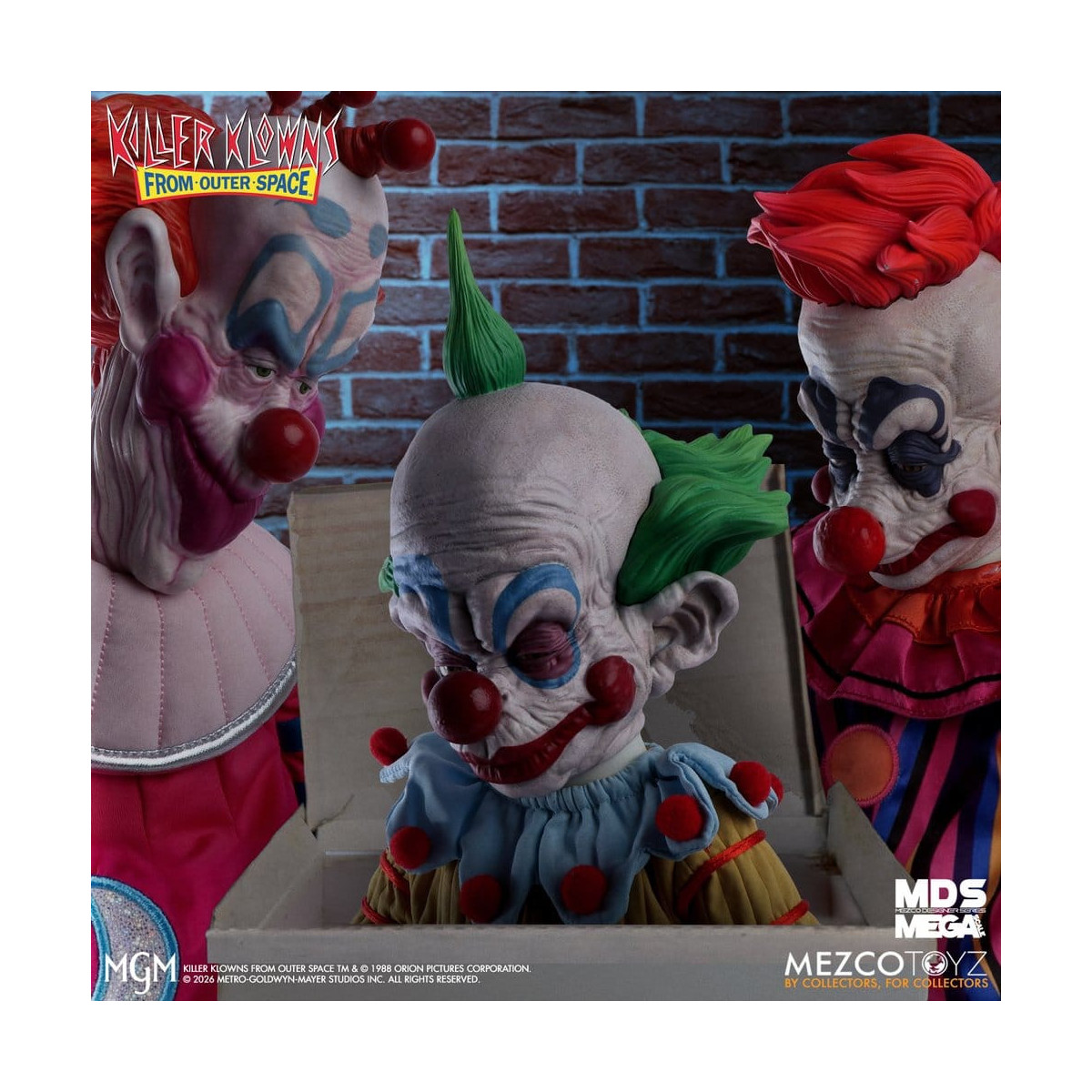 Mezco - Los payasos asesinos de otro mundo - Mega Scale SHORTY - Mega Designer Serie «Killer Klowns from Outer Space»