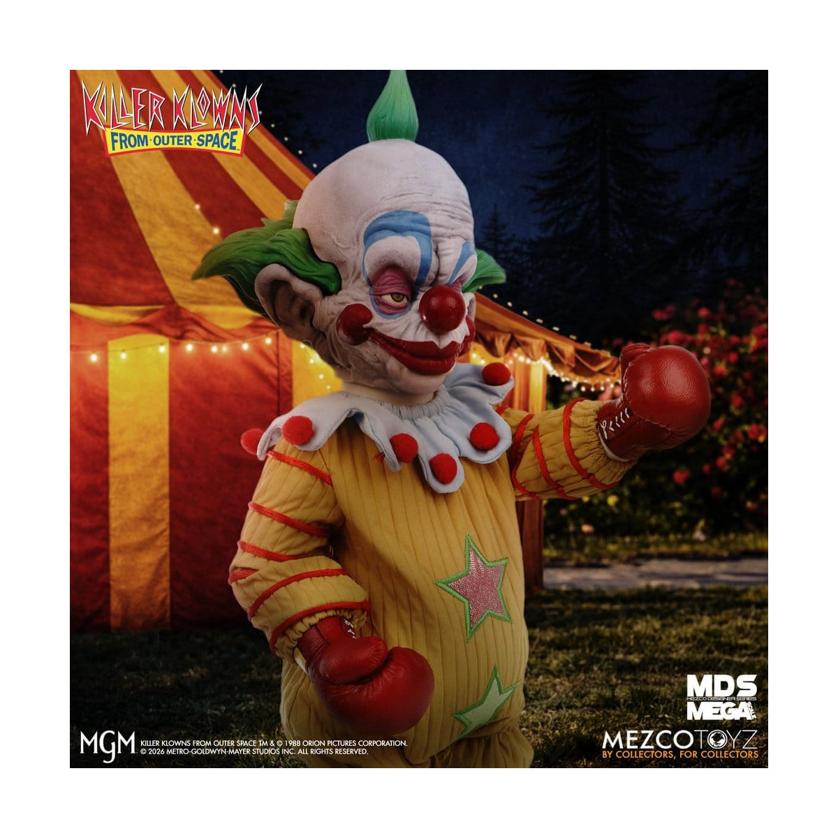 Mezco - Los payasos asesinos de otro mundo - Mega Scale SHORTY - Mega Designer Serie «Killer Klowns from Outer Space»