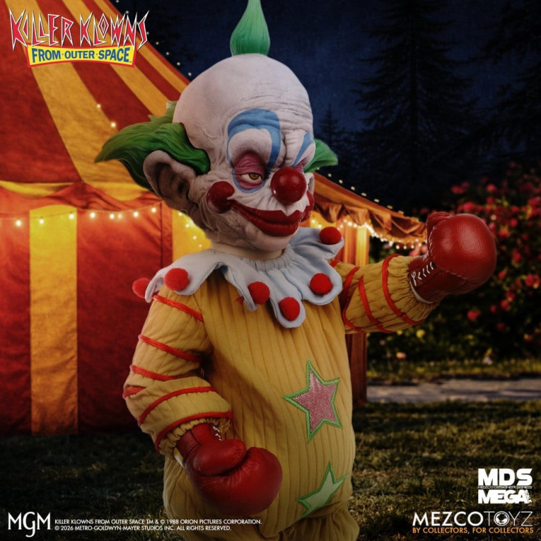 Mezco - Los payasos asesinos de otro mundo - Mega Scale SHORTY - Mega Designer Serie «Killer Klowns from Outer Space»