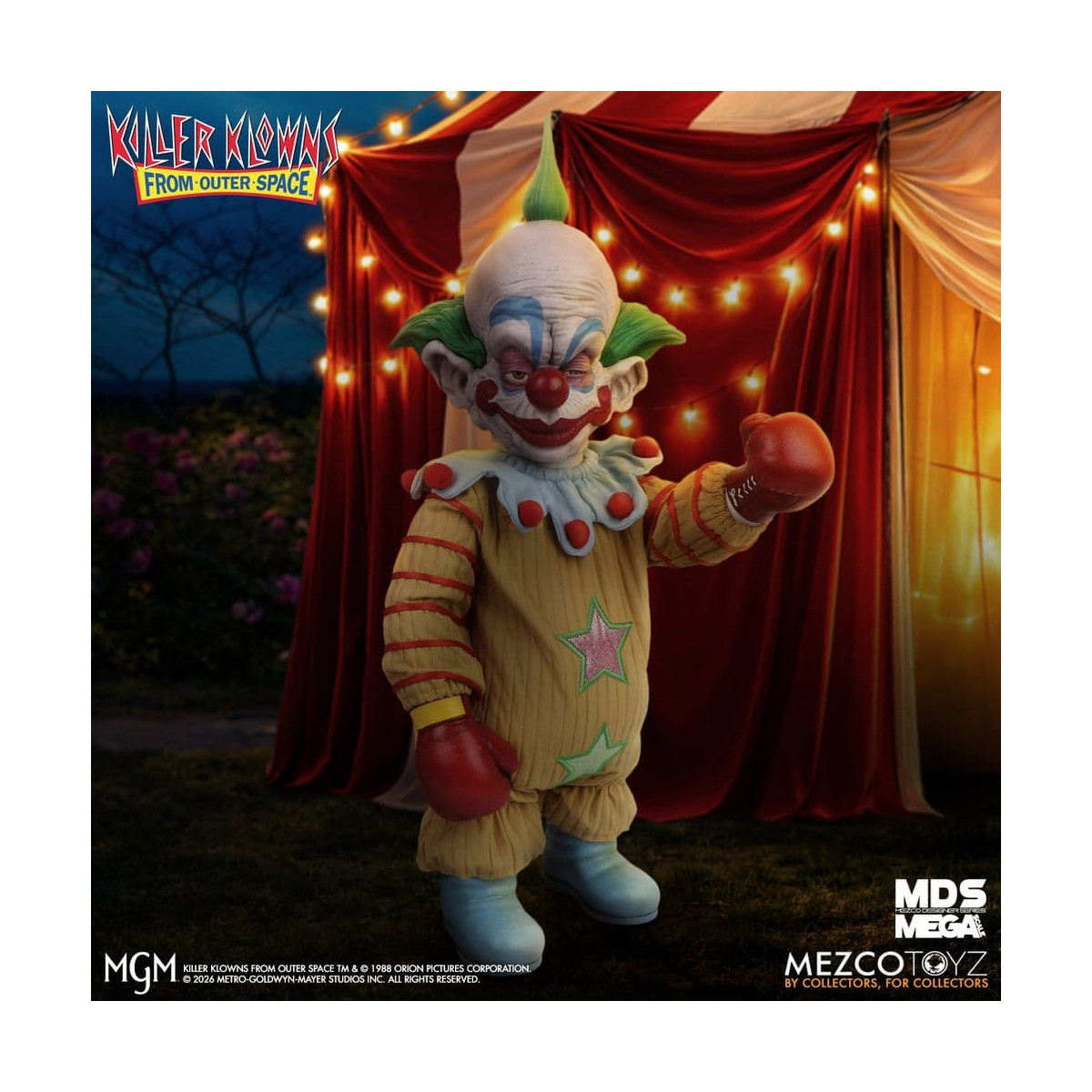 Mezco - Los payasos asesinos de otro mundo - Mega Scale SHORTY - Mega Designer Serie «Killer Klowns from Outer Space»