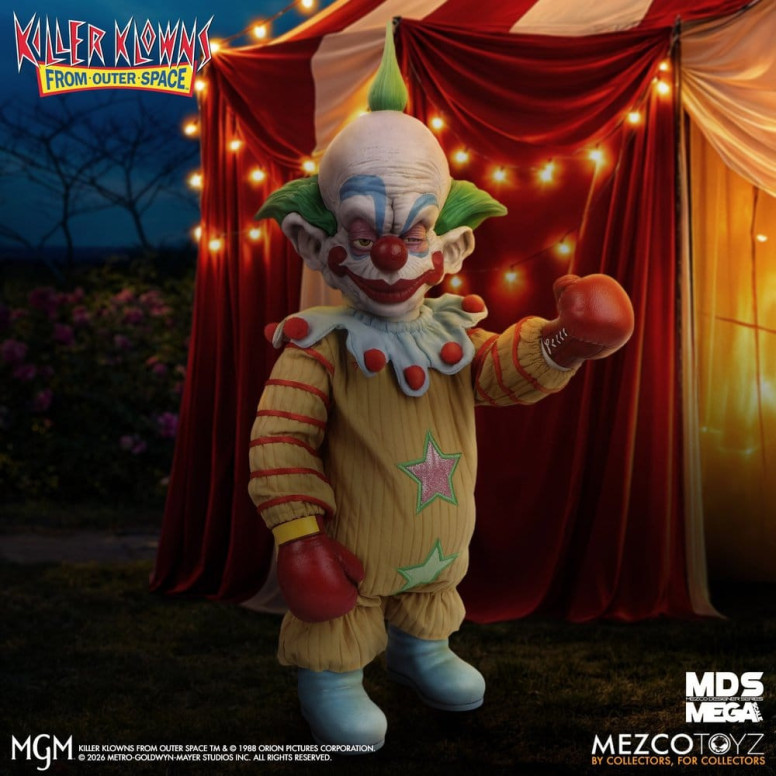Mezco - Los payasos asesinos de otro mundo - Mega Scale SHORTY - Mega Designer Serie «Killer Klowns from Outer Space»