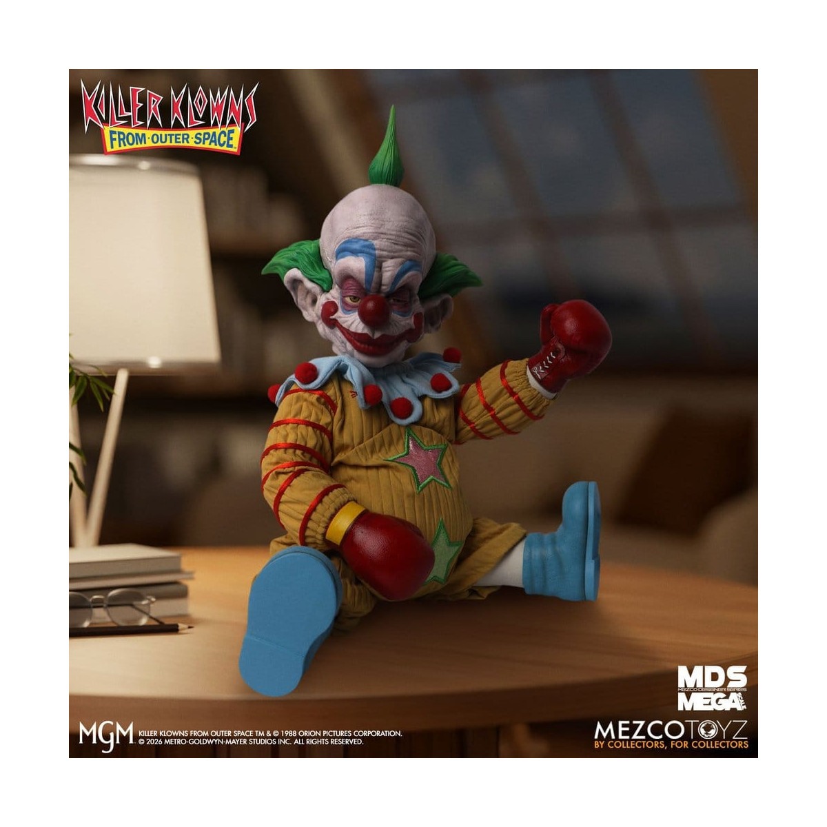 Mezco - Los payasos asesinos de otro mundo - Mega Scale SHORTY - Mega Designer Serie «Killer Klowns from Outer Space»