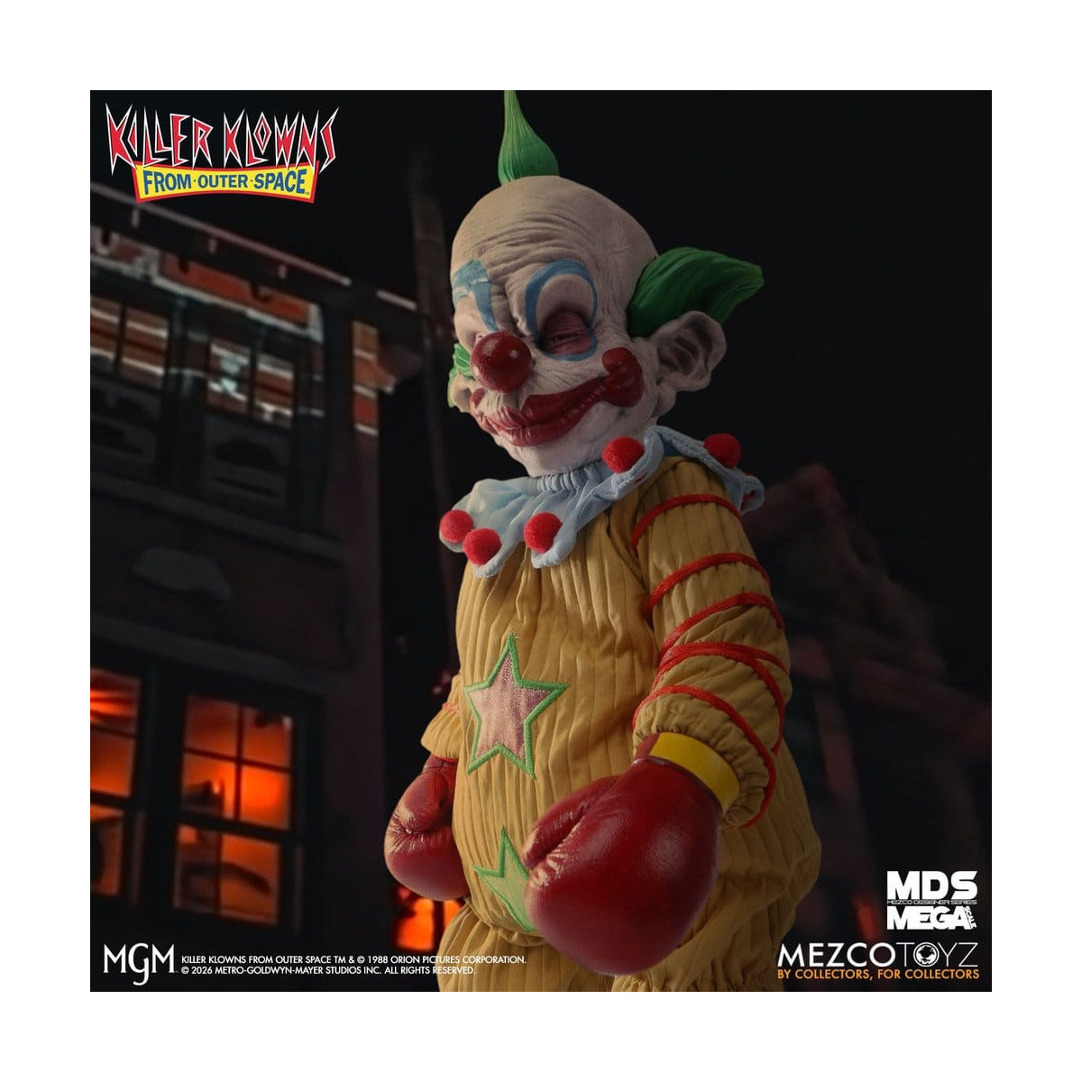 Mezco - Los payasos asesinos de otro mundo - Mega Scale SHORTY - Mega Designer Serie «Killer Klowns from Outer Space»