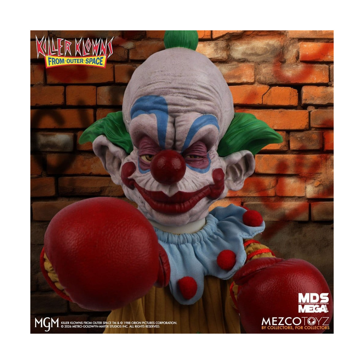 Mezco - Los payasos asesinos de otro mundo - Mega Scale SHORTY - Mega Designer Serie «Killer Klowns from Outer Space»