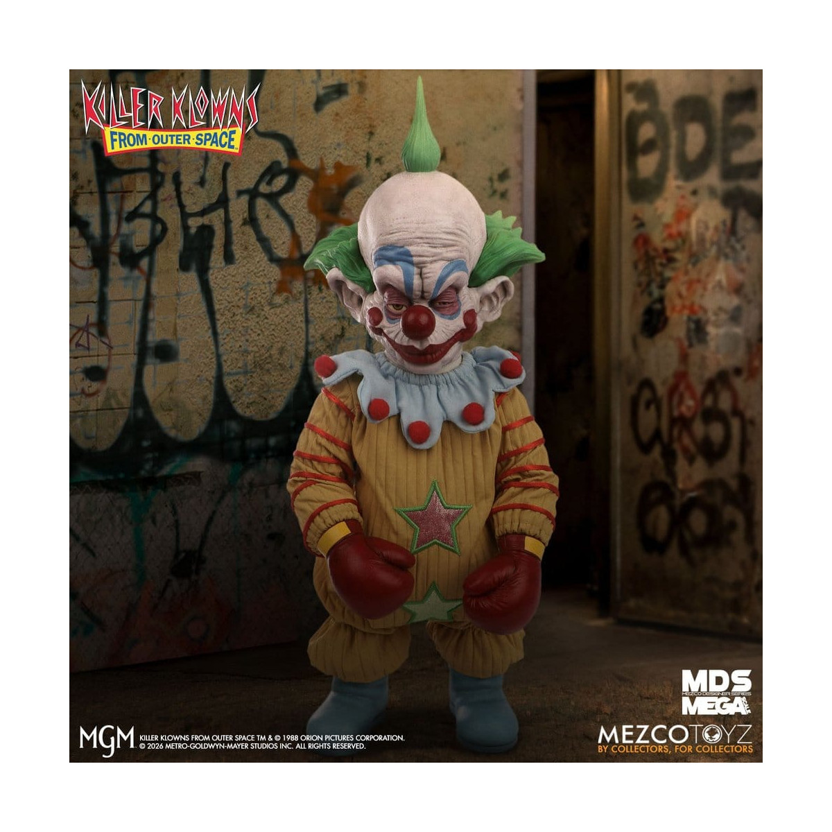 Mezco - Los payasos asesinos de otro mundo - Mega Scale SHORTY - Mega Designer Serie «Killer Klowns from Outer Space»