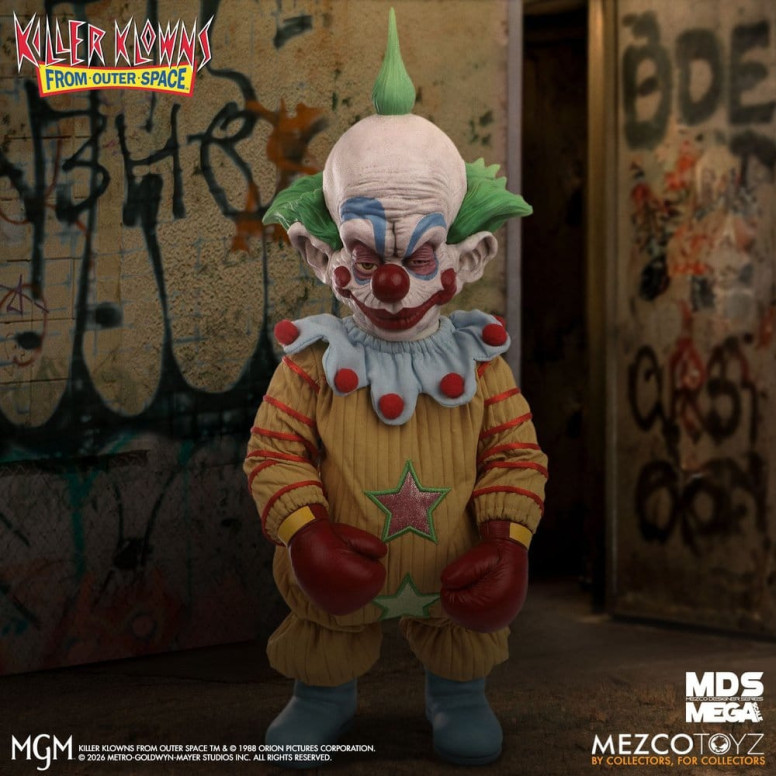 Mezco - Los payasos asesinos de otro mundo - Mega Scale SHORTY - Mega Designer Serie «Killer Klowns from Outer Space»