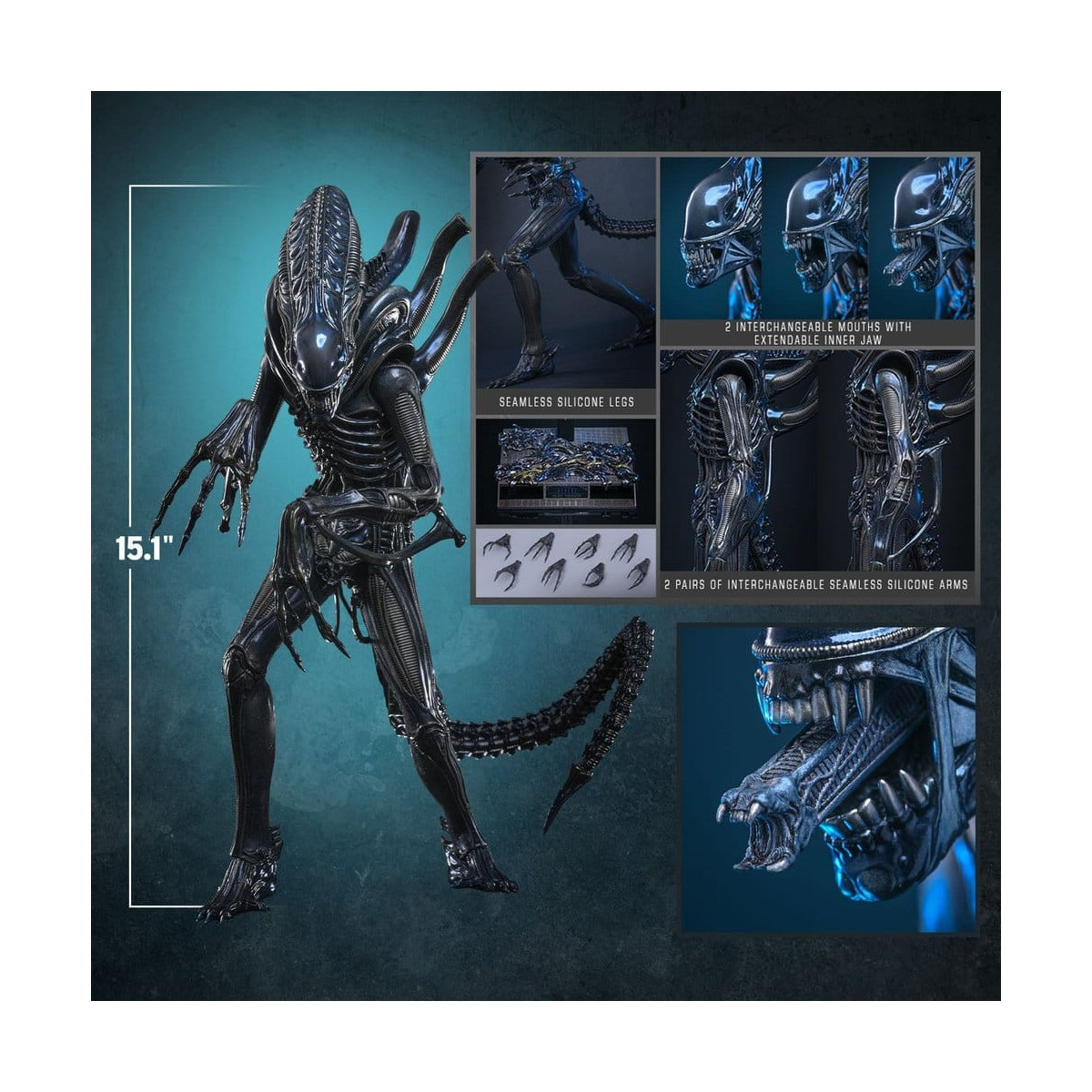 Hot Toys - Aliens  -  Alien Warrior v2 MMS, escala 1/6
