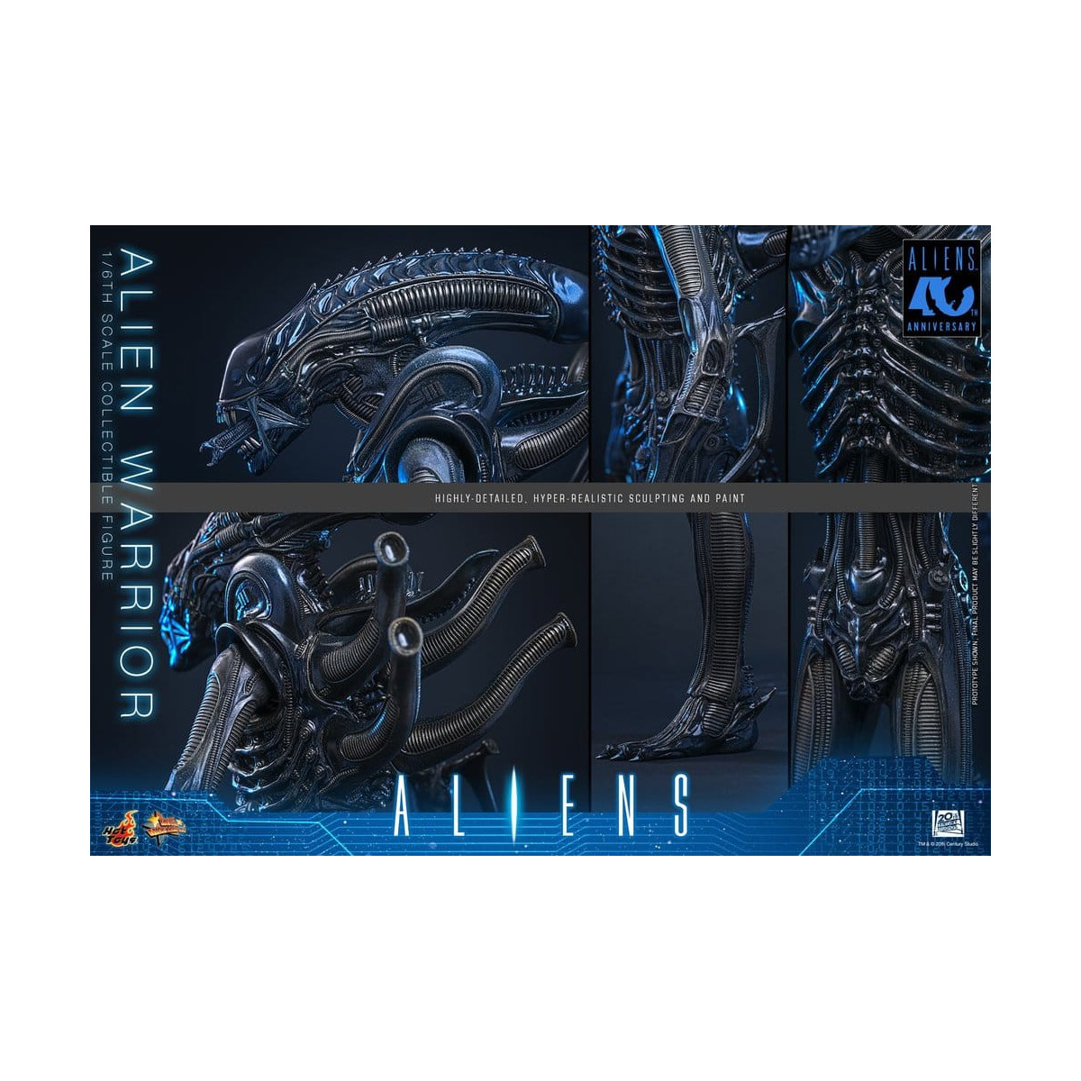 Hot Toys - Aliens  -  Alien Warrior v2 MMS, escala 1/6