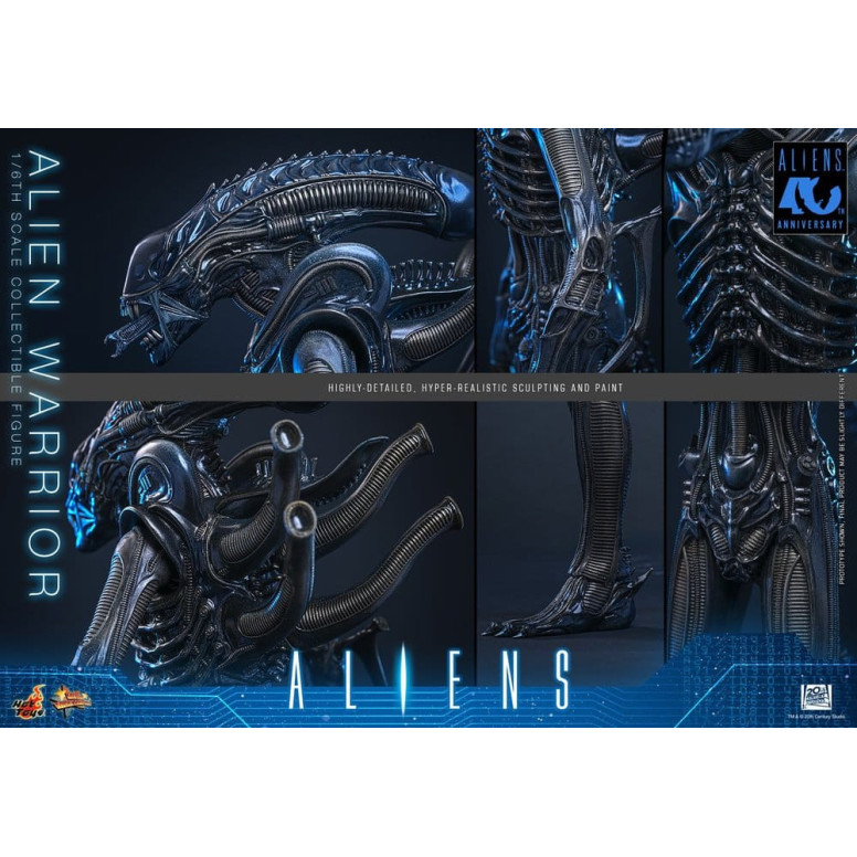 Hot Toys - Aliens  -  Alien Warrior v2 MMS, escala 1/6