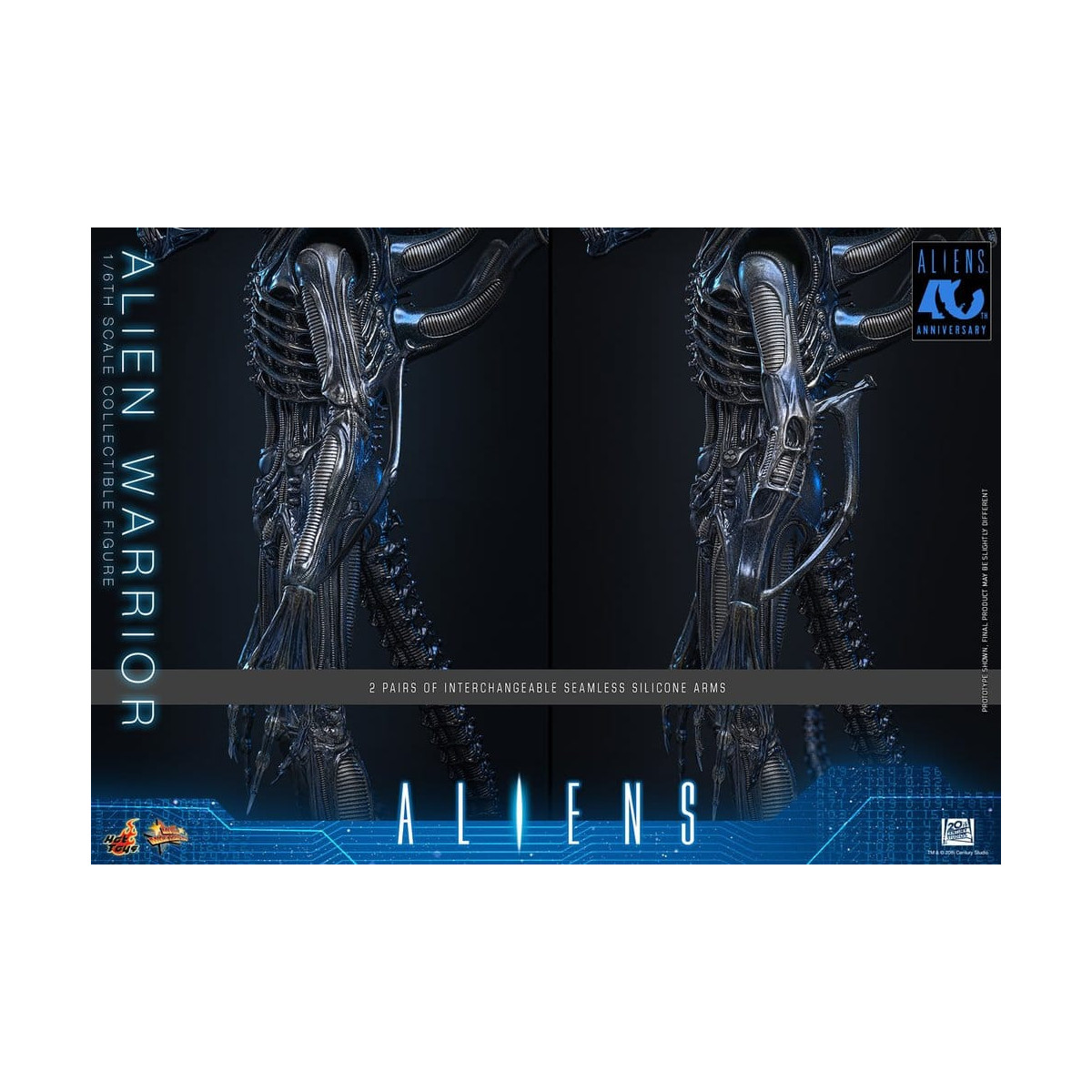 Hot Toys - Aliens  -  Alien Warrior v2 MMS, escala 1/6