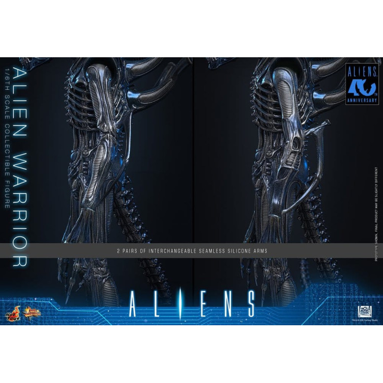 Hot Toys - Aliens  -  Alien Warrior v2 MMS, escala 1/6