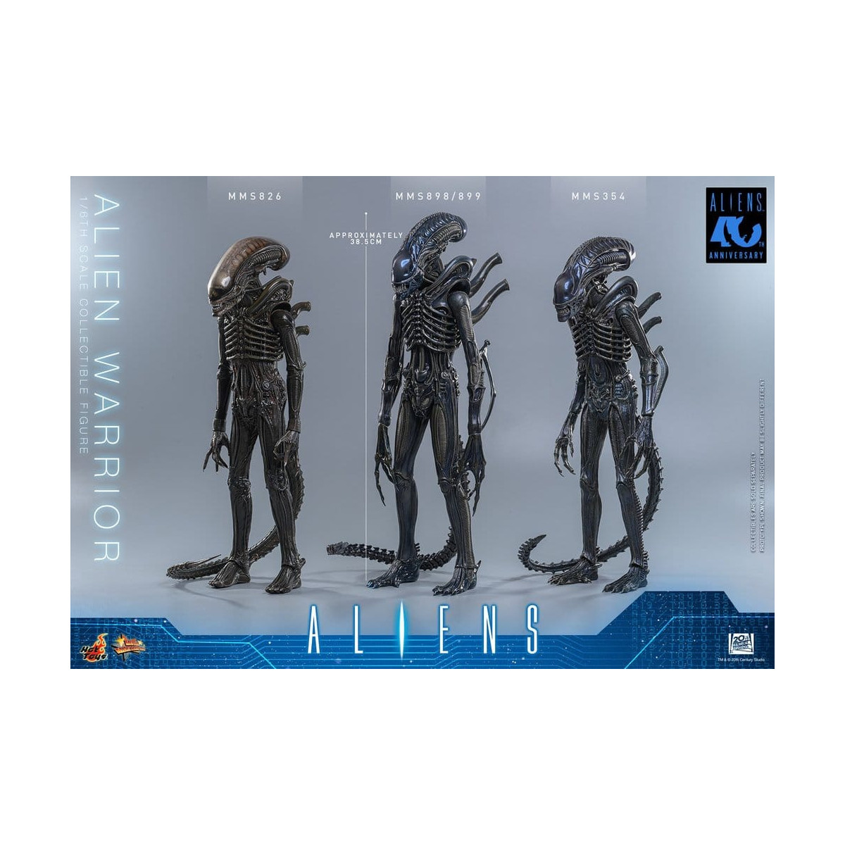 Hot Toys - Aliens  -  Alien Warrior v2 MMS, escala 1/6