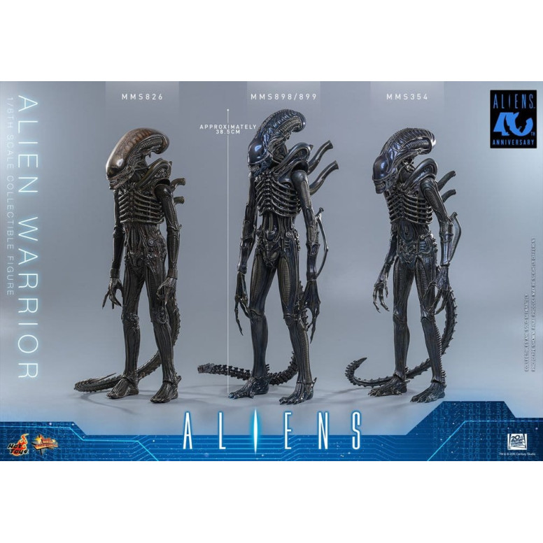Hot Toys - Aliens  -  Alien Warrior v2 MMS, escala 1/6