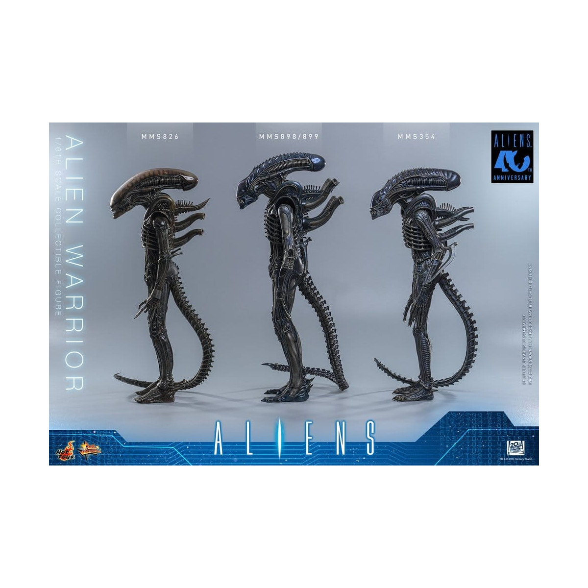 Hot Toys - Aliens  -  Alien Warrior v2 MMS, escala 1/6