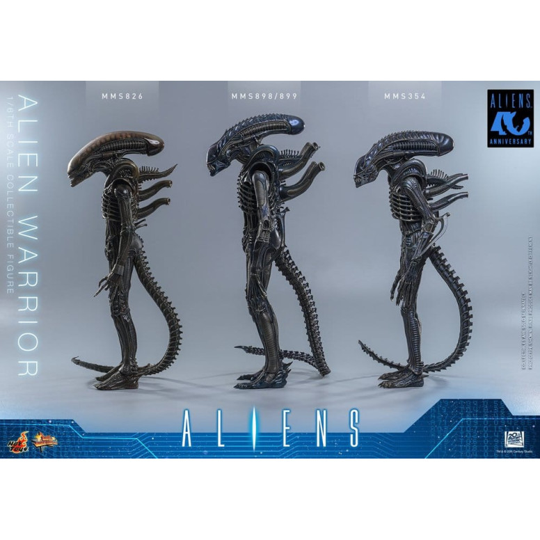 Hot Toys - Aliens  -  Alien Warrior v2 MMS, escala 1/6
