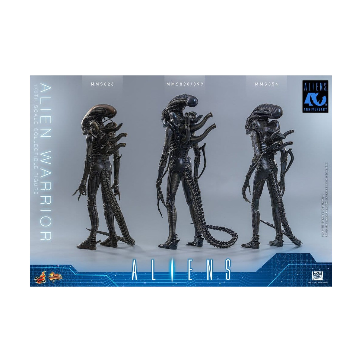 Hot Toys - Aliens  -  Alien Warrior v2 MMS, escala 1/6