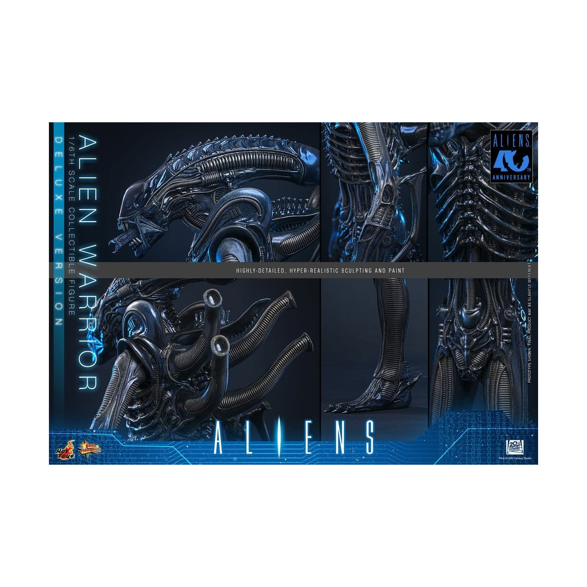 Hot Toys - Aliens  -  Alien Warrior v2 Deluxe MMS, escala 1/6