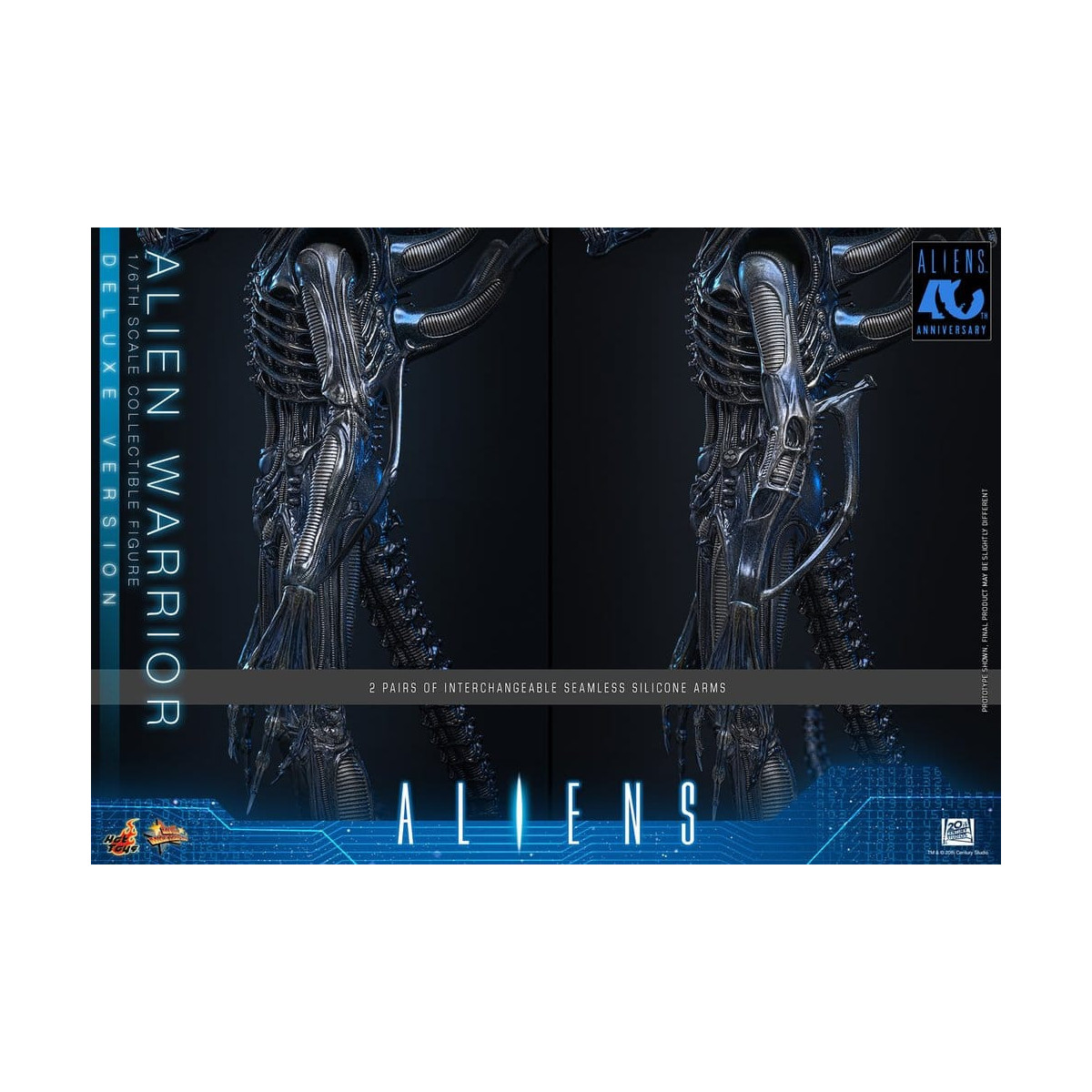 Hot Toys - Aliens  -  Alien Warrior v2 Deluxe MMS, escala 1/6