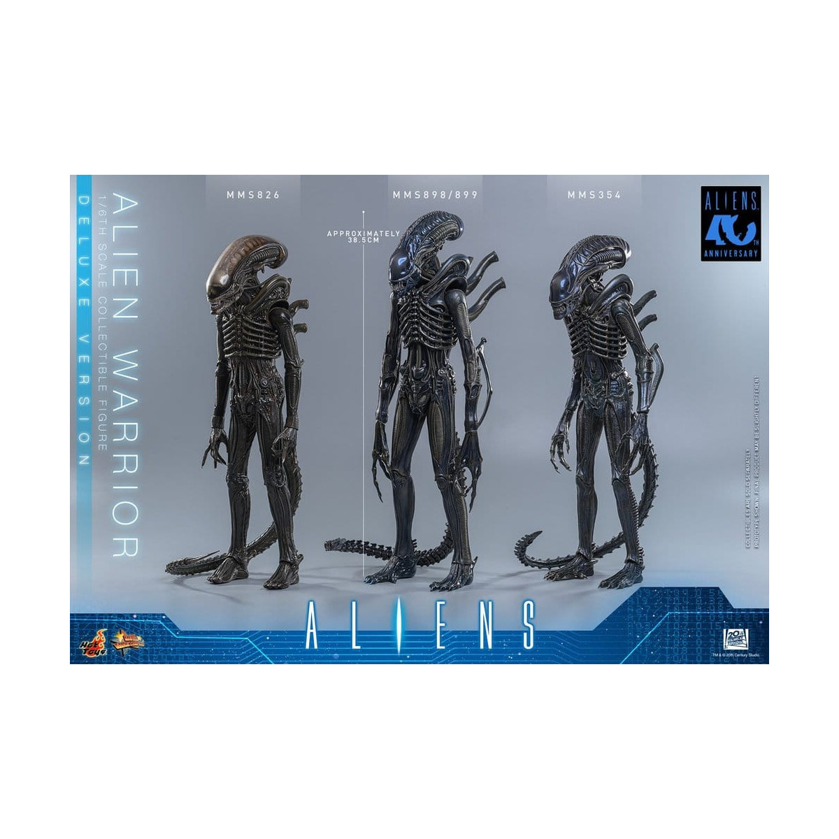 Hot Toys - Aliens  -  Alien Warrior v2 Deluxe MMS, escala 1/6