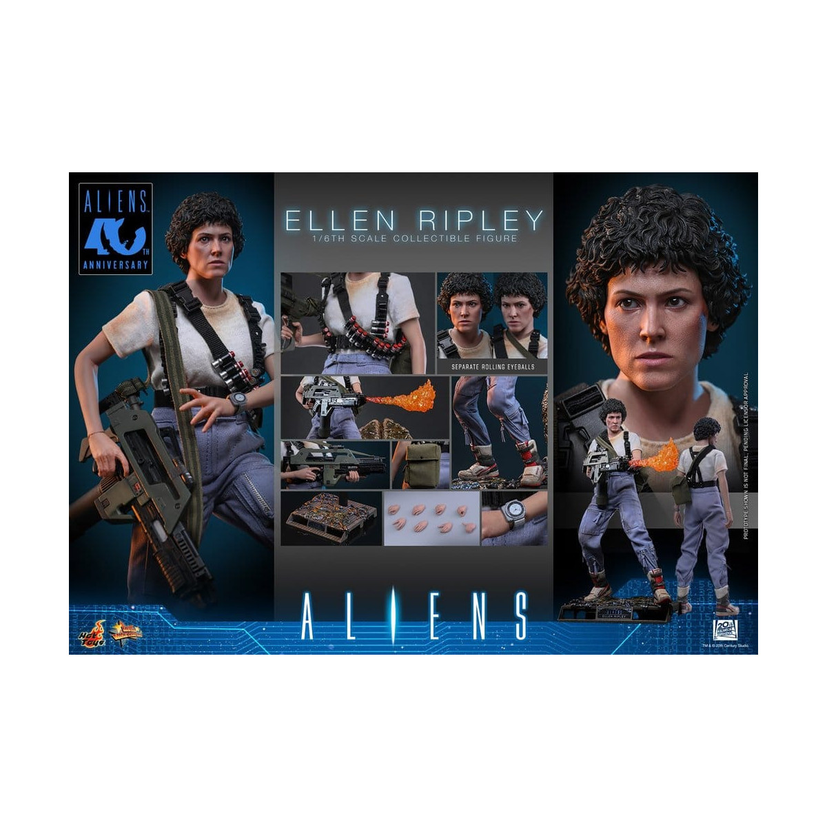 Hot Toys - Aliens - Ellen Ripley MMS, escala 1/6