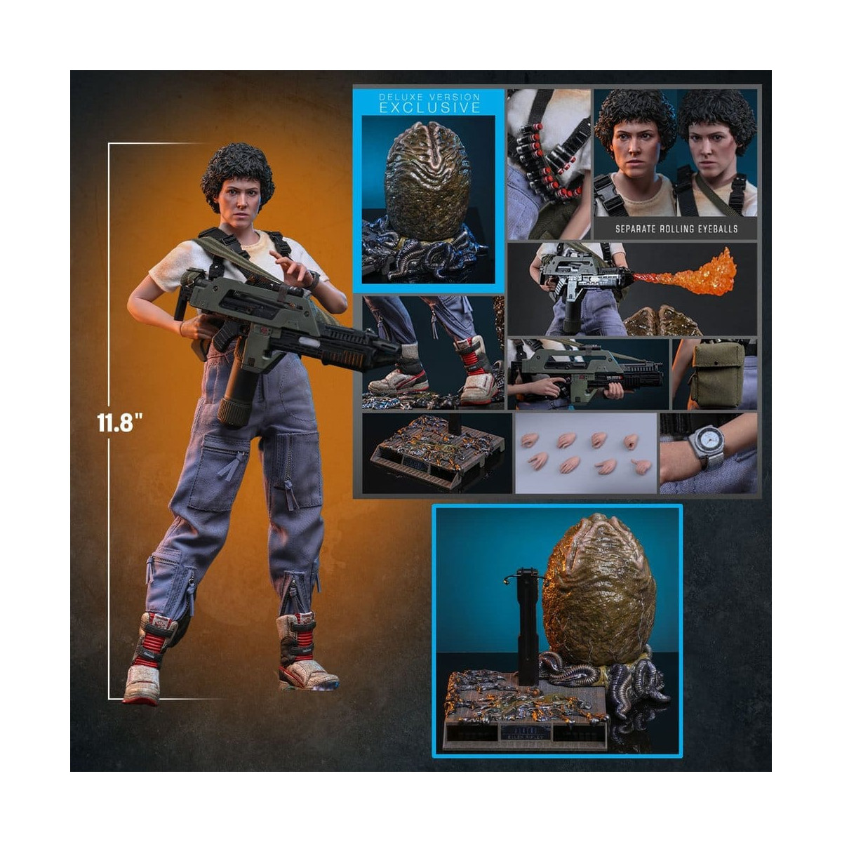 Hot Toys - Aliens - Ellen Ripley Deluxe version MMS , escala 1/6