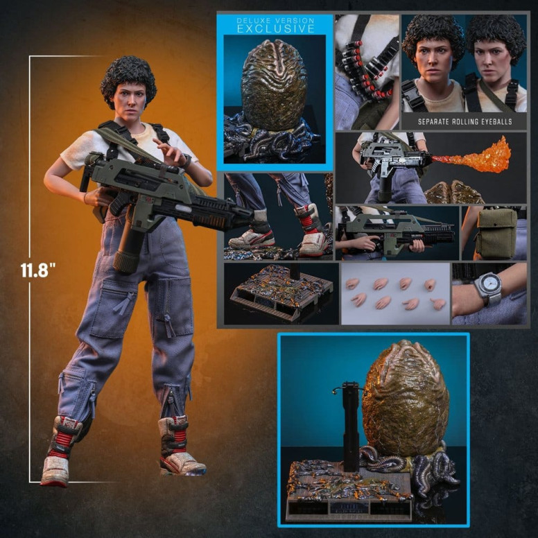 Hot Toys - Aliens - Ellen Ripley Deluxe version MMS , escala 1/6