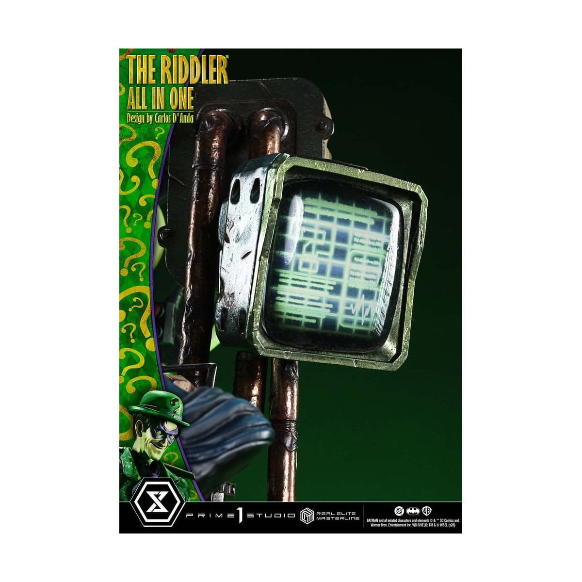 Prime 1 Studio - The Riddler All In One (Diseño de Carlos D'Anda) - Real Elite Masterline Serie 1/3