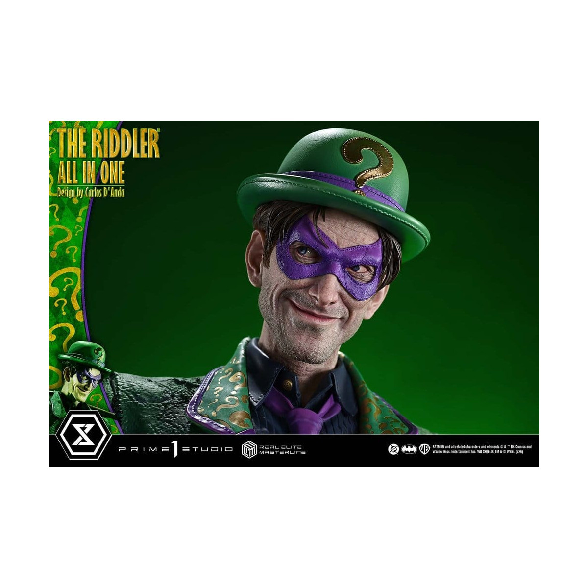 Prime 1 Studio - The Riddler All In One (Diseño de Carlos D'Anda) - Real Elite Masterline Serie 1/3
