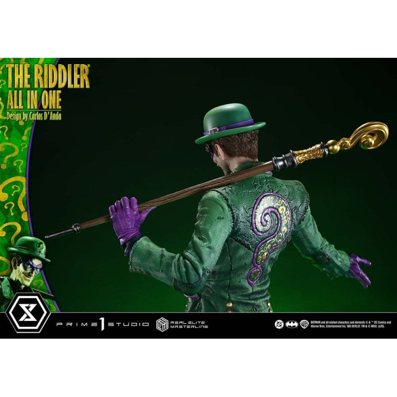 Prime 1 Studio - The Riddler All In One (Diseño de Carlos D'Anda) - Real Elite Masterline Serie 1/3