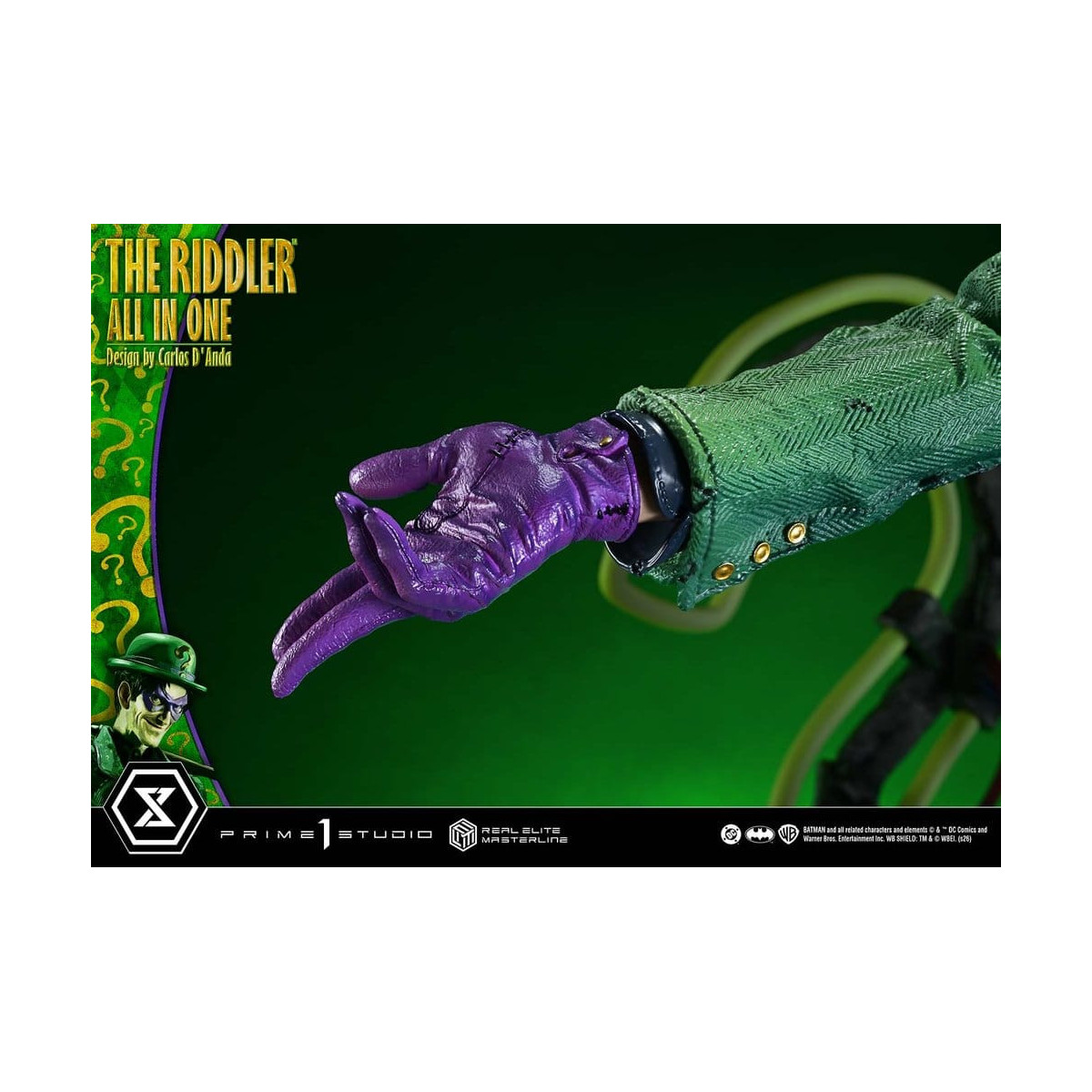 Prime 1 Studio - The Riddler All In One (Diseño de Carlos D'Anda) - Real Elite Masterline Serie 1/3