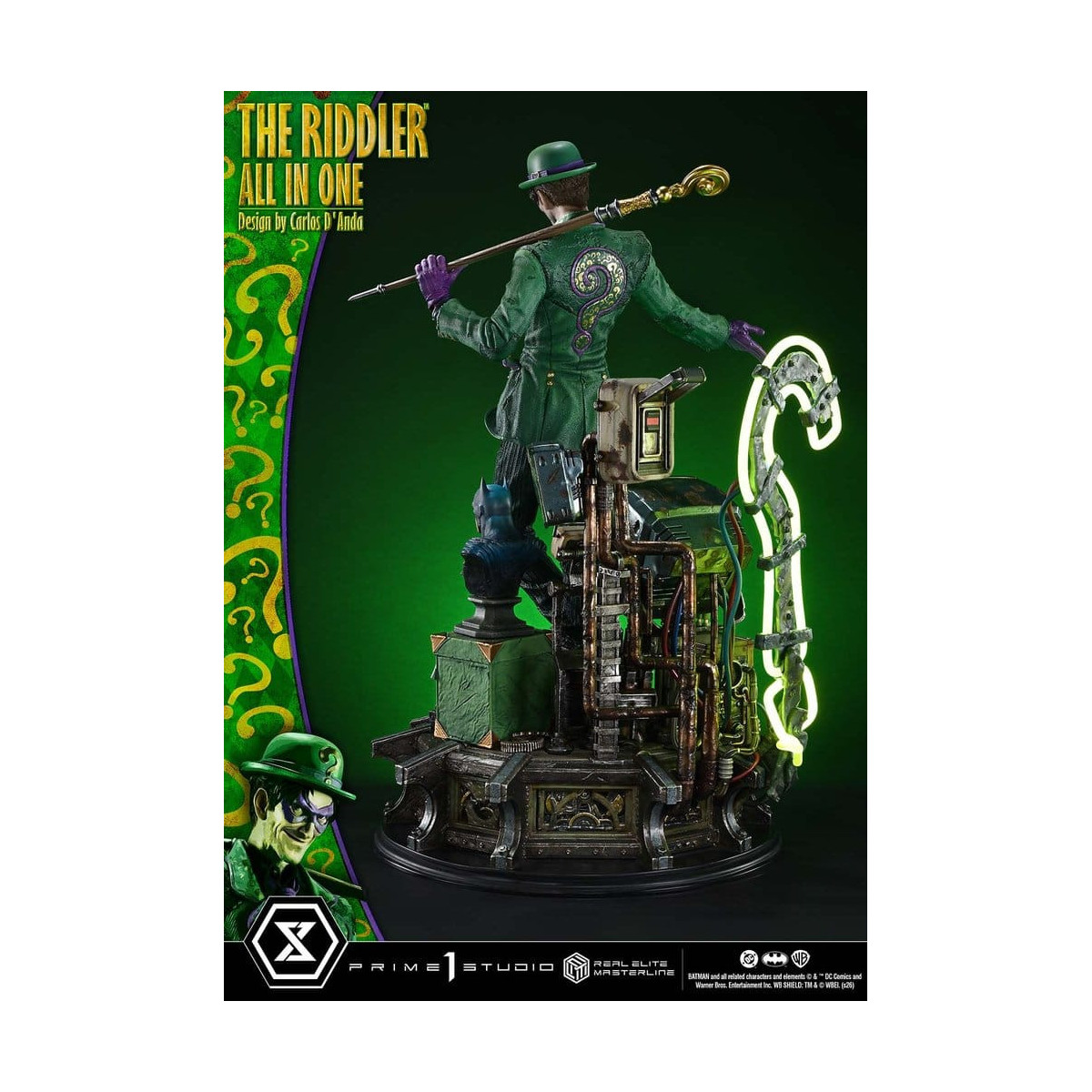 Prime 1 Studio - The Riddler All In One (Diseño de Carlos D'Anda) - Real Elite Masterline Serie 1/3
