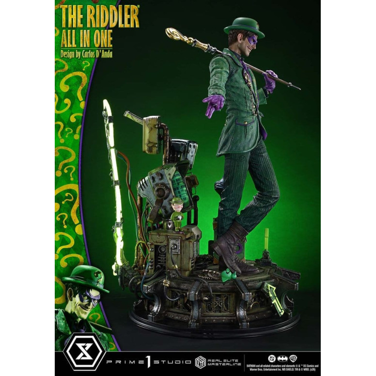 Prime 1 Studio - The Riddler All In One (Diseño de Carlos D'Anda) - Real Elite Masterline Serie 1/3