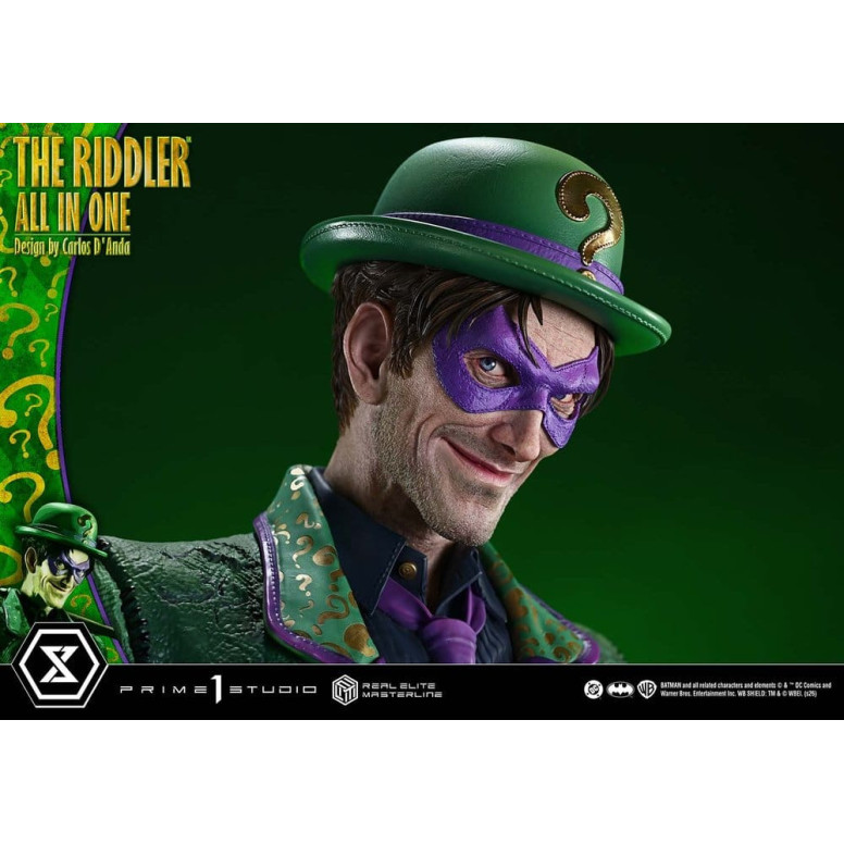 Prime 1 Studio - The Riddler All In One (Diseño de Carlos D'Anda) - Real Elite Masterline Serie 1/3